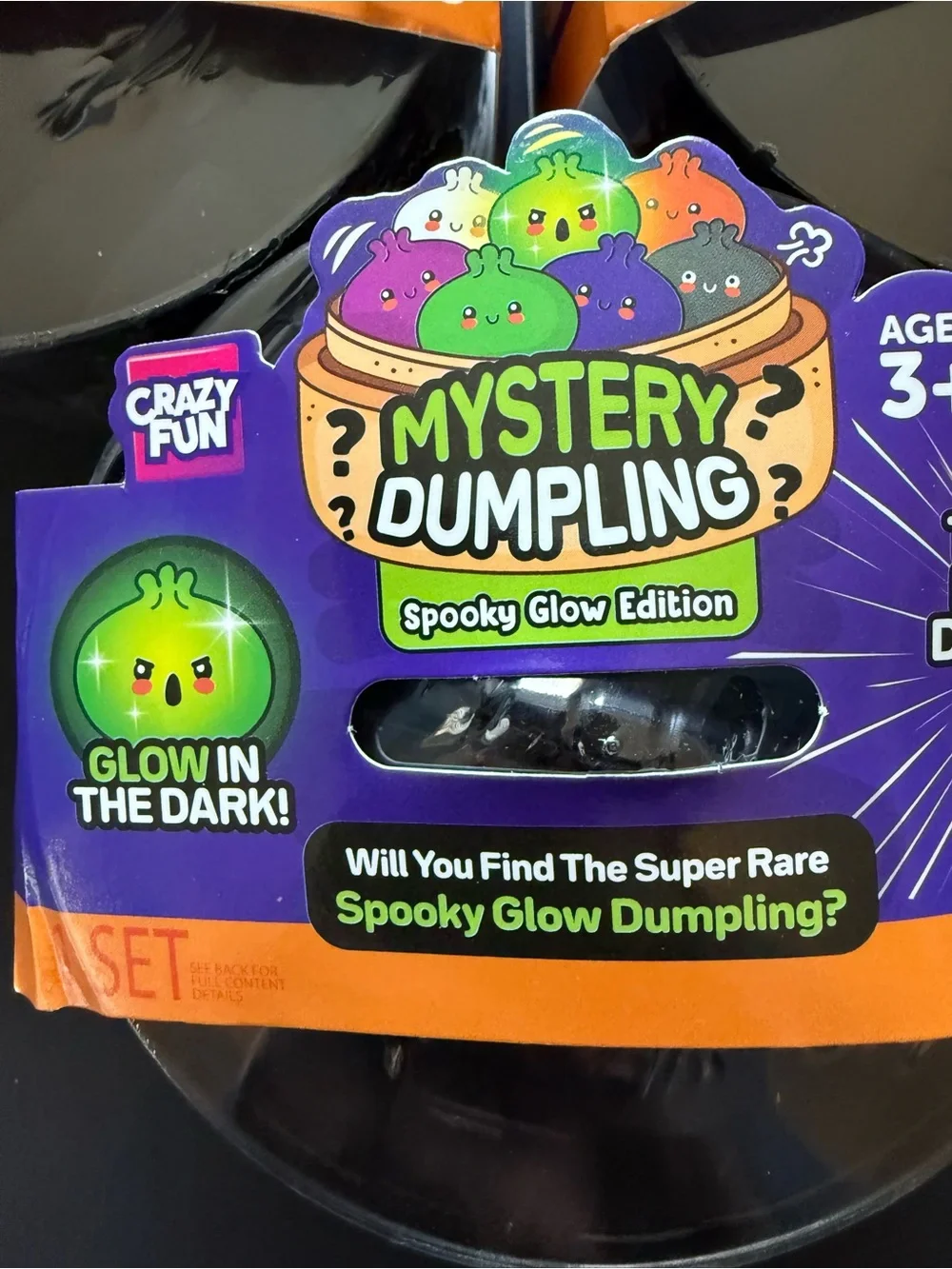 3 Pack RMS Spooky Glow Edition Mystery Dumplings